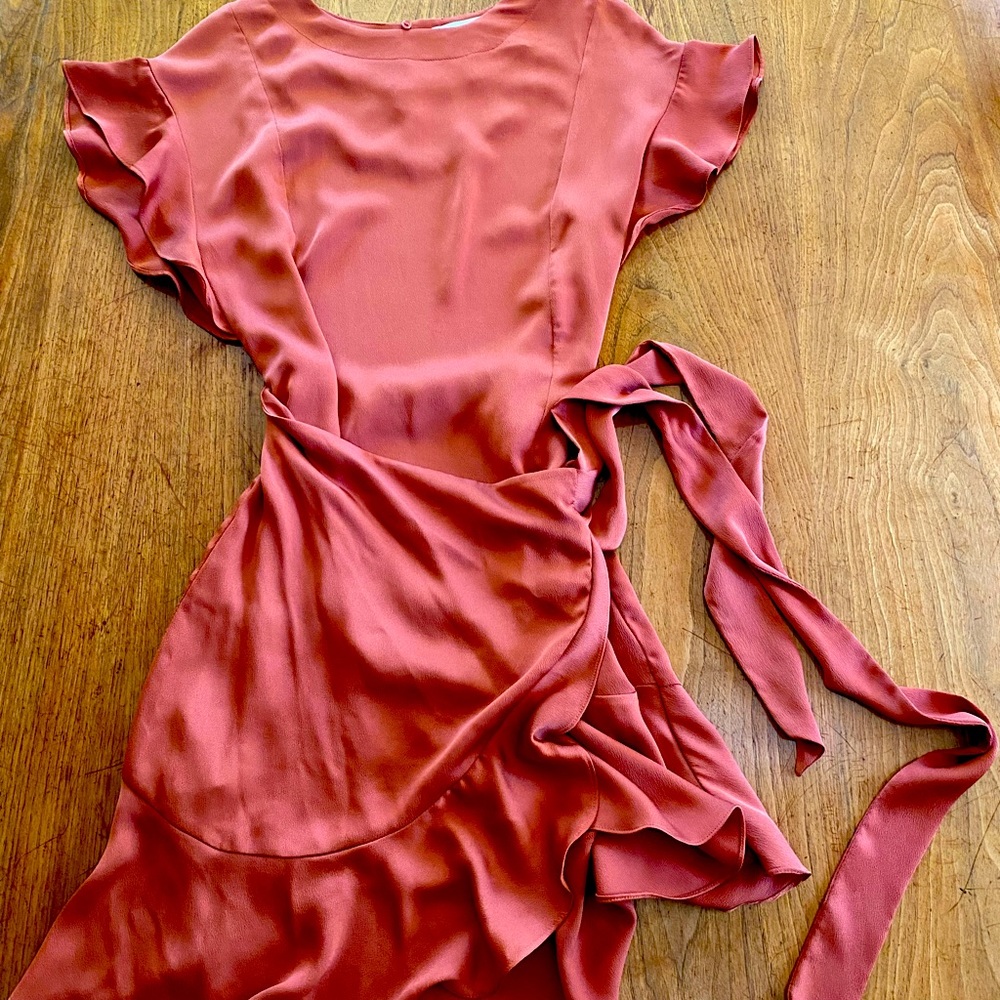Super cute dress with ruffle sleeves